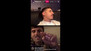 Huski Chillinit BEEF instagram live FULL [upl. by Nylasor]