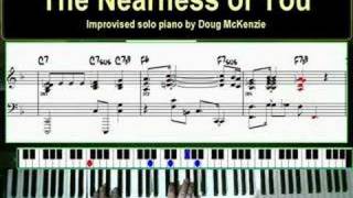 The Nearness of You  a jazz piano lesson [upl. by Ruhl712]