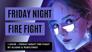 1 Hour  FRIDAY NIGHT FIRE FIGHT by Aligns amp Rubicones  Cyberpunk Edgerunners OST [upl. by O'Hara646]