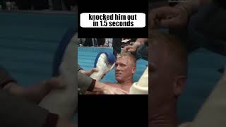 The fastest KNOCKOUT in boxing HISTORY Even Mike Tyson couldn’t pull THAT off shorts [upl. by Cyrus]