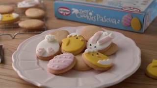 Galletas de pascua con fondant  Kit Deco Cookies Pascua Dr Oetker [upl. by Nomor130]