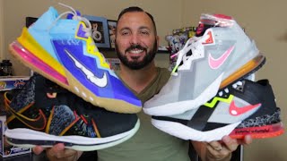 Lebron Space Jam Shoe Collection  Lebron 18 amp 8 Space Jam Sneaker Collection [upl. by Sergei301]