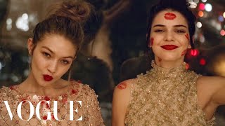 Kendall Jenner and Gigi Hadids Sleepover Party  Vogue [upl. by Reinwald]