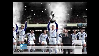 PS2 World Soccer Winning Eleven 9 UEFA EURO 2004 Final [upl. by Knox]