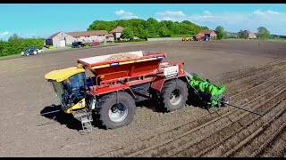 Wijnen Lite Trac SS2400  8row Self Propelled Potato Planter  pootmachine  kartoffel legen [upl. by Lebam]