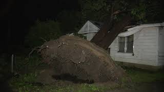 Major damage in Oklahoma after storms presumed tornado sweep through [upl. by Adina]