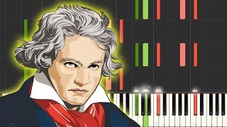 Symphony No 5  First Movement  Beethoven Piano Tutorial Synthesia [upl. by Uella546]