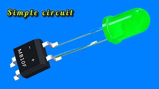 220 Volt Ac power circuit  using 220v Ac only simple electrical circuit [upl. by Quiteria369]