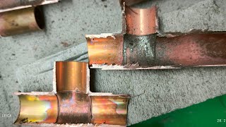 How to properly solder copper heating pipes Kako ispravno zalemiti bakrene cijevi za grijanje [upl. by Ezirtaeb]