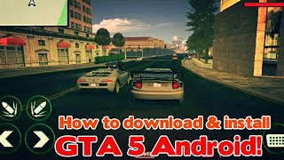 How to download and install GTA 5 Android 3 Easy steps [upl. by Candless783]