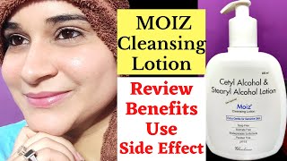 Moiz Cleansing Lotion Review in Hindi  Moiz Cleanser Benefits Side Effects Uses [upl. by Ahsemal]