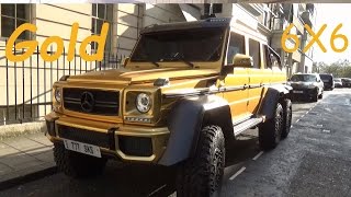 Mercedes 6X6 GOLD in London [upl. by Milford]