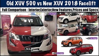 Old vs New XUV 500 2018 Comparison  Old XUV 500 vs New XUV 500 FeaturesInteriorExterior [upl. by Fredrika]