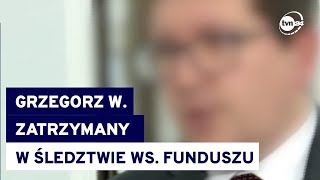 Grzegorz W zatrzymany ws Funduszu Sprawiedliwości Jego firma opłacała reklamy Mateckiego TVN24 [upl. by Peters]