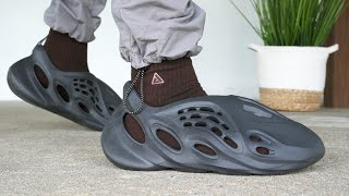 Adidas YEEZY Foam Runner ONYX REVIEW amp On Feet [upl. by Lombardy]