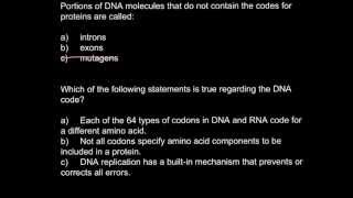 Examples of noncoding DNA [upl. by Chaffee]