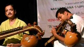 Veena RParthasarathy and his son SriramParthasarathy plays Raagam BehagVeena Duo [upl. by Keese]