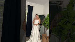 Try on Wedding Dresses at Home With Me  AZAZIE ✨ [upl. by Amy]