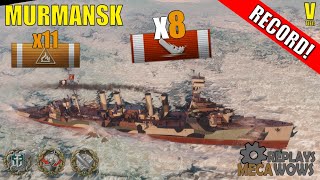 Murmansk 8 Kills amp 99k Damage  World of Warships Gameplay [upl. by Eceerehs]