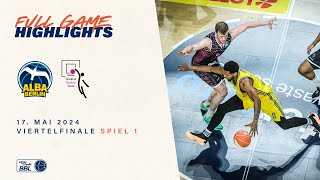 ALBA BERLIN vs Telekom Baskets Bonn  Full Game Highlights  Viertelfinale Spiel 1  Playoffs 2324 [upl. by Tsew1]