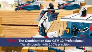 Bosch GTM 12 combinatiezaag [upl. by Rozella311]