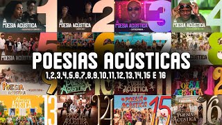 TODAS AS POESIAS ACÚSTICAS 123456789101112131415 E 16ATUALIZADO 2024 poesiaacustica [upl. by Elspet]