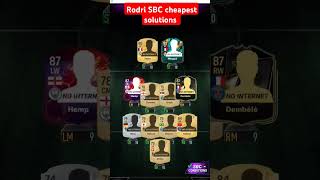 Rodri cheapest SBC solutions madfut fyp sbc [upl. by Nawak]