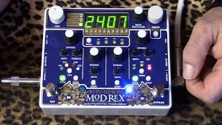 Electro Harmonix Mod Rex Polyrhythmic Modulator of love [upl. by Arhaz]