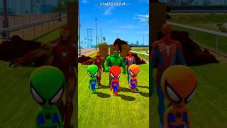 GTA V BABY SPIDERMAN TEAM RESCUE SPIDEY HULK amp IRON MAN FROM VENOM ARMY  coffin dance song cover [upl. by Aram2]