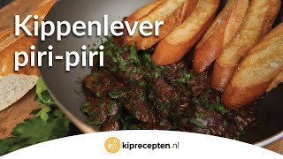 Kippenlevertjes met piri piri  Kipreceptennl Op Portugese wijze [upl. by Uphemia]