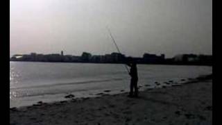 me casting on beach [upl. by Chemar]