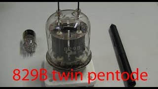 audio lecture 38 twin pentode 829B Is it suitable for audio power amplification high output power [upl. by Onder769]