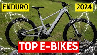 TOP Enduro Electric Mountain Bikes for 2024 [upl. by Ailisec309]