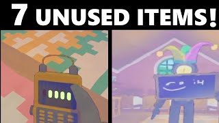 7 Unused Items  Unused Content  Part 2 Content Warning [upl. by Rockey]