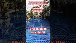 Central Hua Hin condos beach side of road at Mykonos from 38m thailand condo huahin [upl. by Gambrell]