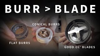 Burr vs Blade Grinder Burr Grinders are Superior [upl. by Niltyak116]