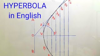 Hyperbola Drawing  Engineering Graphics  Anna University [upl. by Larner545]