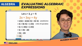 ALGEBRA Evaluating Algebraic Expressions [upl. by Einohtna]