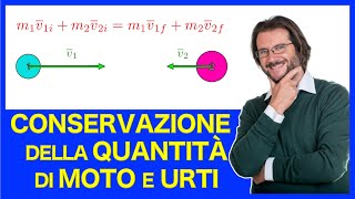 Conservazione della quantità di moto e urti [upl. by Akemej297]