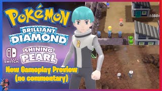 Pokémon Brilliant Diamond amp Shining Pearl New Gameplay Preview no commentary [upl. by Aramenta]