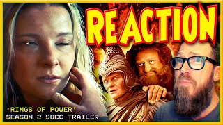 quotGIVE IT TO ME RAWquot Rings of Power Season 2 SDCC Trailer REACTION [upl. by Inahs258]