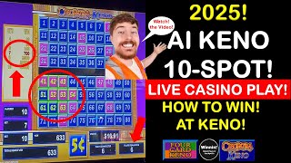 10Spot Keno Winning Strategy keno casino slot slots youtubeshorts youtube youtuber AI KENO [upl. by Ive]