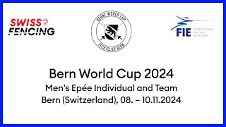 Bern 2024 Epee Team World Cup  Piste Blue [upl. by Bartlett16]