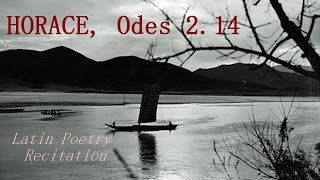 Horace Odes 214  Latin poetry sung [upl. by Anihsat]