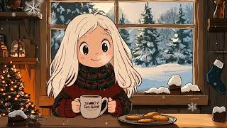 In each beat find your balance  Lofi Chillhop  Snowy Christmas Café [upl. by Wemolohtrab]