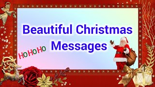 Merry Christmas 2023 Christmas Wishes in English Christmas Message Christmas Quotes [upl. by Yaf274]