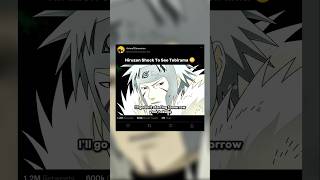 Hiruzen Shock To See Tobirama 😳shorts naruto anime narutofans narutoshippuden narutoexplained [upl. by Kcirted]