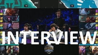 Huni amp WildTurtle  Lourlo amp Piglet IMT vs TL Post Game Interview [upl. by Jordanson]