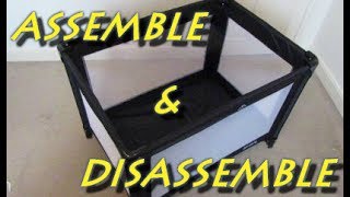 How To Assemble And Disassemble A Redkite Travel Cot [upl. by Grindlay110]