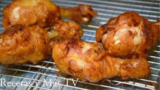 La Receta Perfecta de Pollo Frito Crujiente Dorado y Con Mucho Sabor Sin Huevo [upl. by Grote]